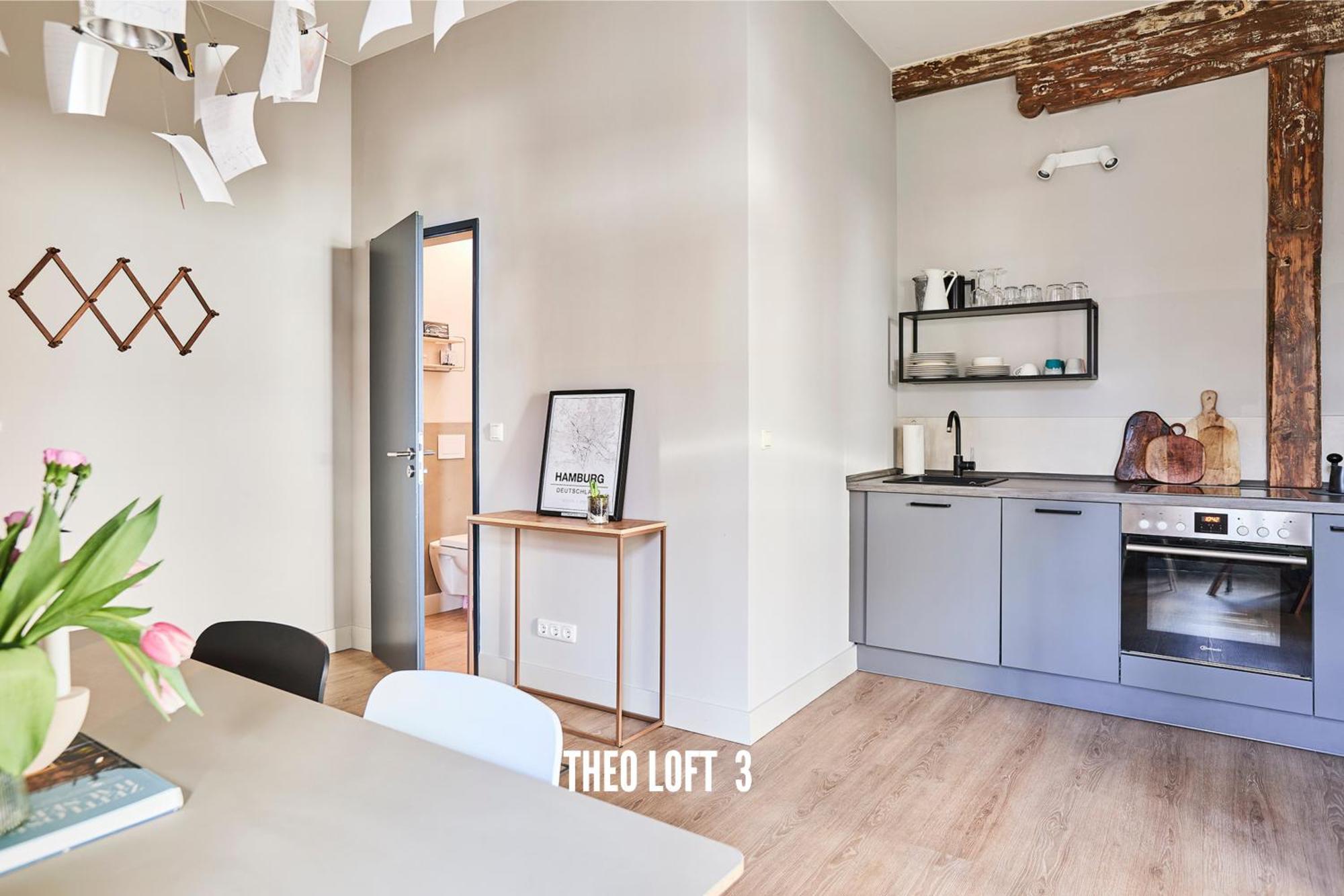 Apartament Theoloft Hamburg Zewnętrze zdjęcie